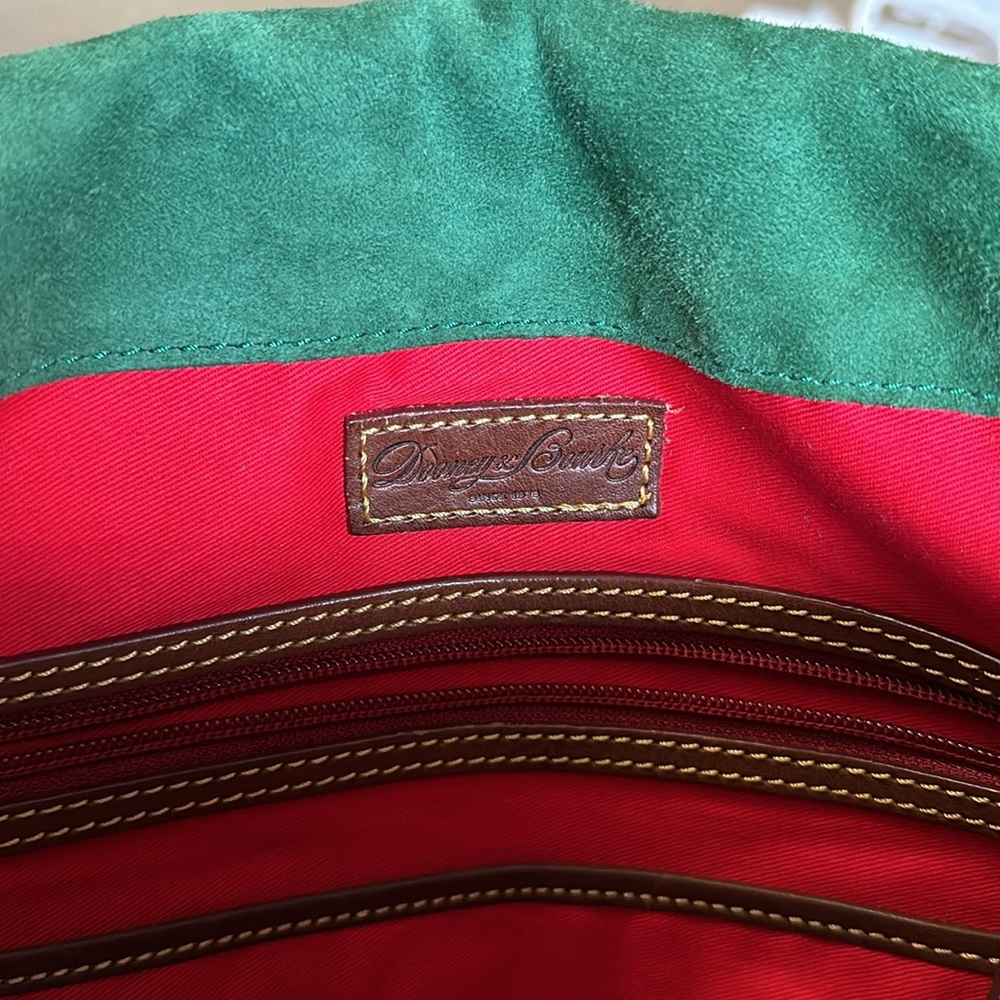 Dooney & Bourke Chestnut Zip Flap Double Pocket Florentine Shoulder Bag - Picture 5 of 7